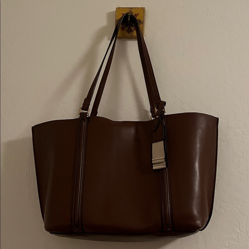 Zara Brown Tote Bag